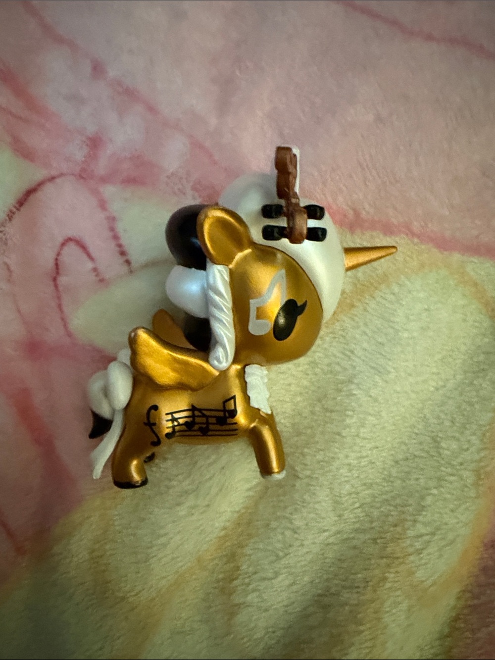 tokidoki Gold Unicorn Musical Figure
